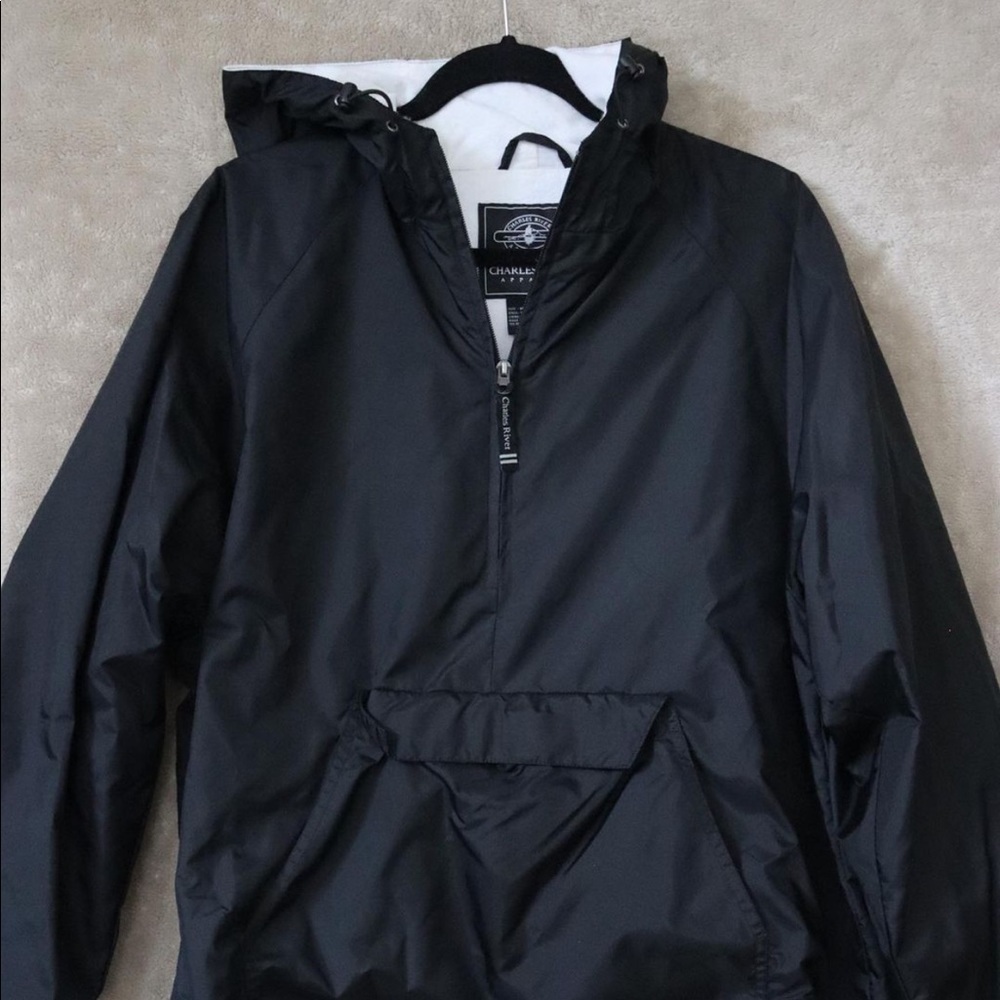 Charles River wind breaker with hood